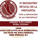 IV encuentro estatal de la militancia